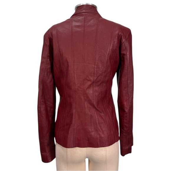 Vintage Mossimo Leather Jacker Size Small - Picture 4 of 10